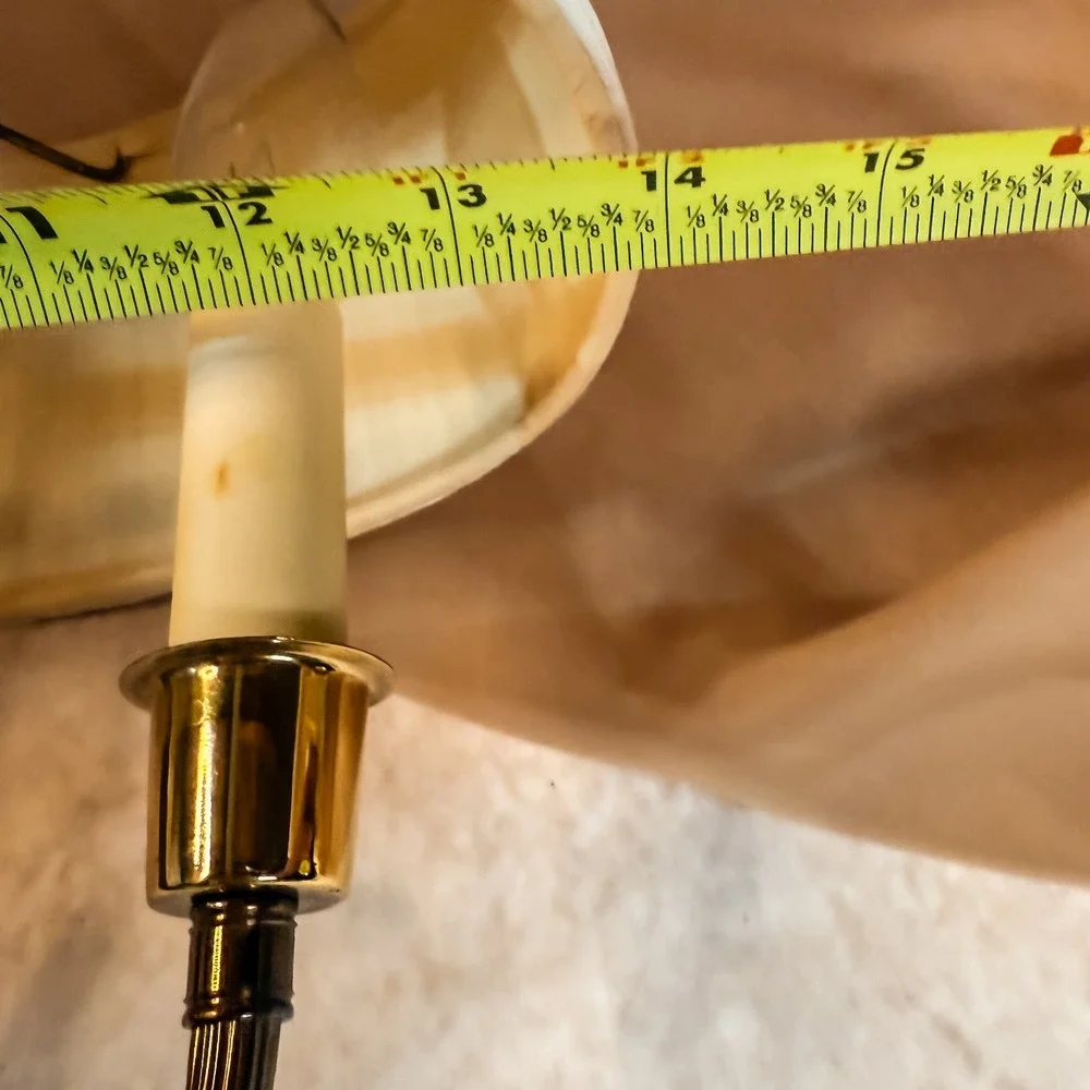 Brass and Glass Regency Style Wall Mount Lamp